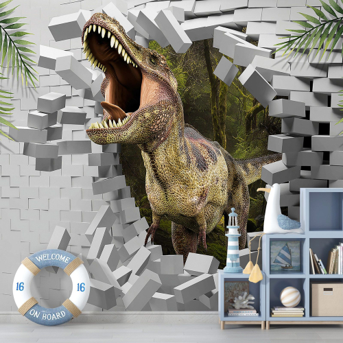 Papier peint panoramique Enfants - Dinosaure 3