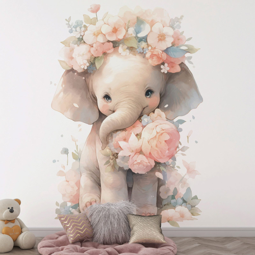 Papier peint panoramique Enfants - Éléphant