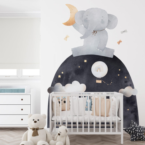 Papier peint panoramique Enfants - Éléphant