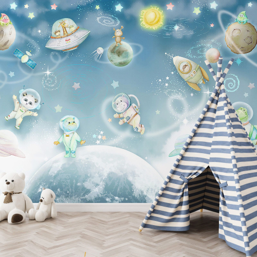 Papier peint panoramique Enfants - Espace