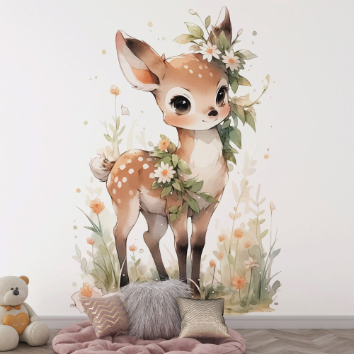 Papier peint panoramique Enfants - Faon