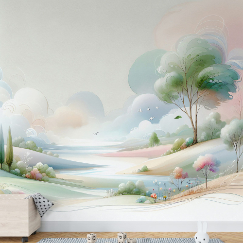 Papier peint panoramique Enfants - Féerique