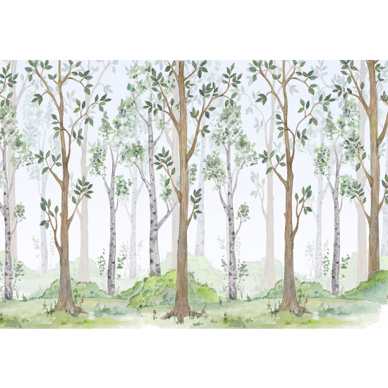 Papier peint panoramique Enfants - Forêt