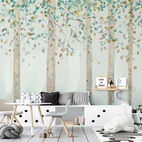 Papier peint panoramique Enfants - Forêt