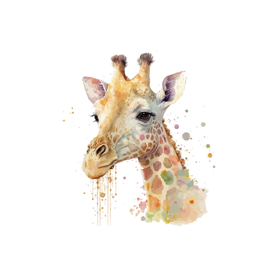 Papier peint panoramique Enfants - Girafe 