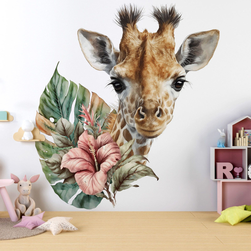 Papier peint panoramique Enfants - Girafe