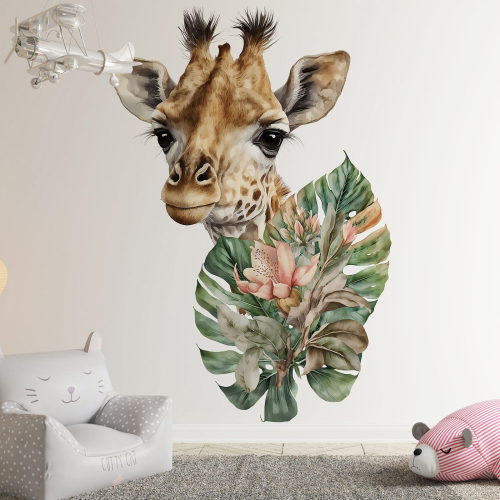 Papier peint panoramique Enfants - Girafe