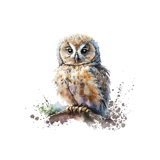Papier peint panoramique Enfants - Hibou