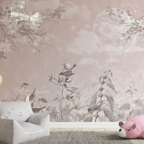 Papier peint panoramique Enfants - Jardin
