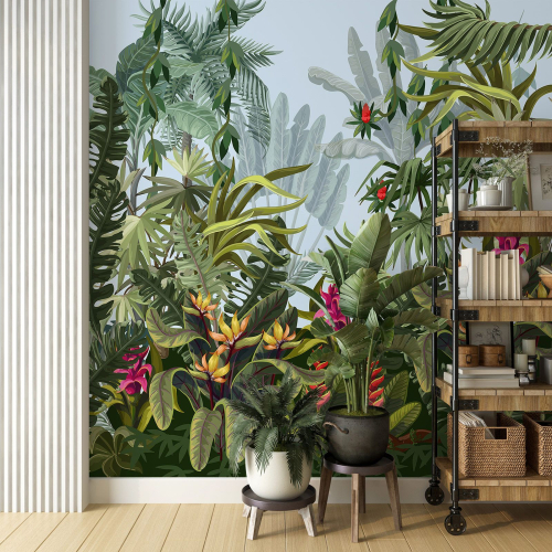 Papier peint panoramique Enfants - Jungle