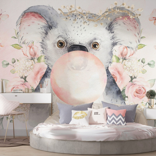 Papier peint panoramique Enfants - Koala bulle