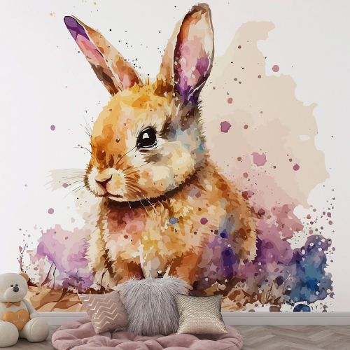 Papier peint panoramique Enfants - Lapin