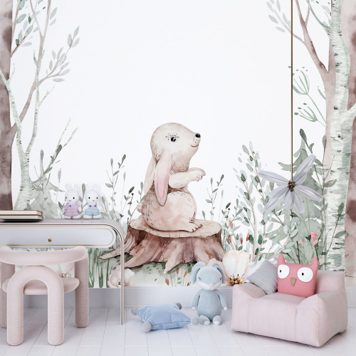 Papier peint panoramique Enfants - Lapin