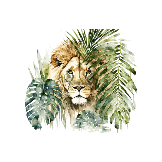 Papier peint panoramique Enfants - Lion