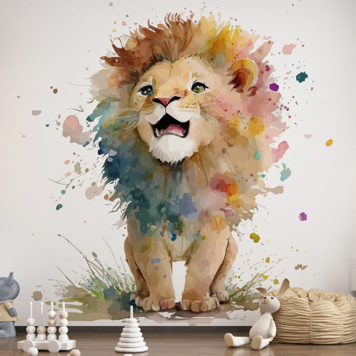 Papier peint panoramique Enfants - Lionceau