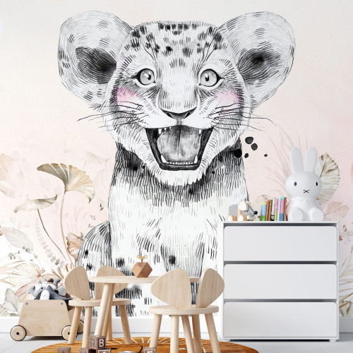 Papier peint panoramique Enfants - Lionceau
