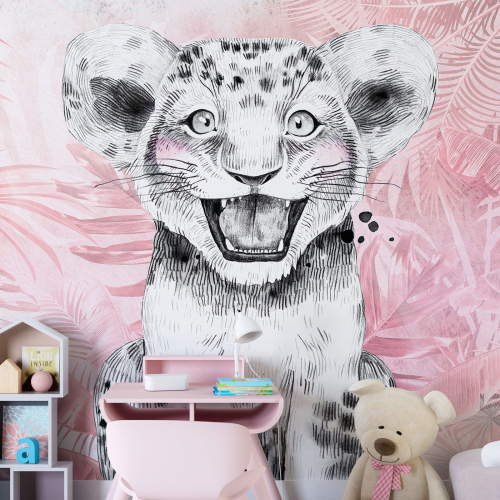 Papier peint panoramique Enfants - Lionceau