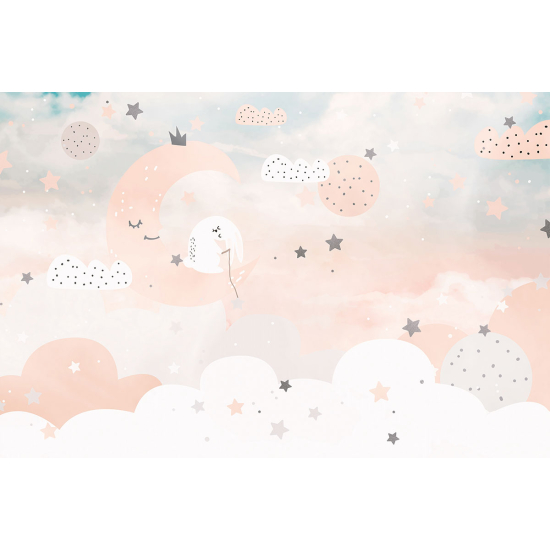 Papier peint panoramique Enfants - Lune