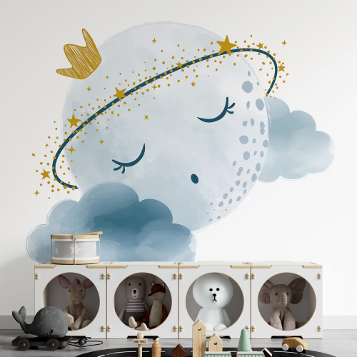 Papier peint panoramique Enfants - Lune