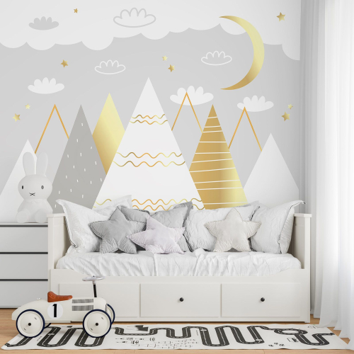 Papier peint panoramique Enfants - Lune