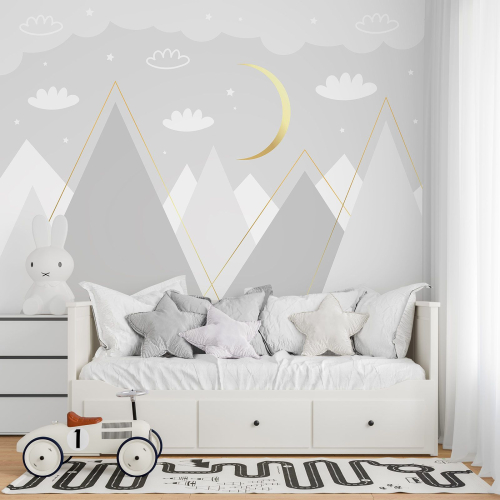 Papier peint panoramique Enfants - Lune