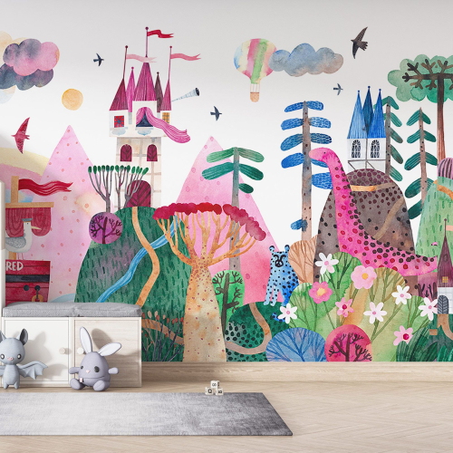 Papier peint panoramique Enfants - Mer Bateau