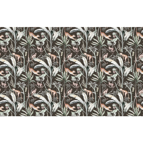 Papier peint panoramique Enfants - Motif Animaux