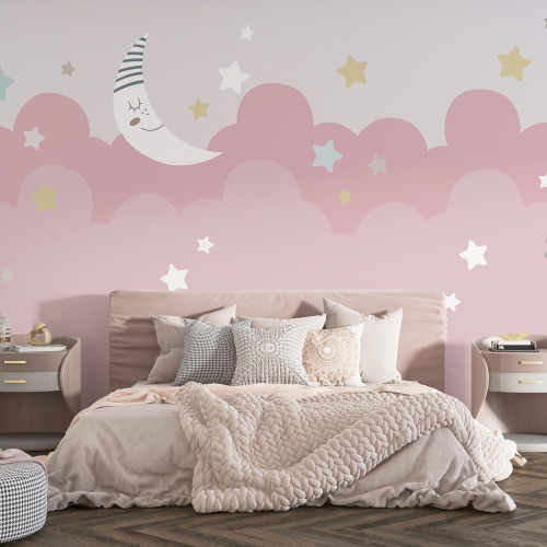 Papier peint panoramique Enfants - Nuages