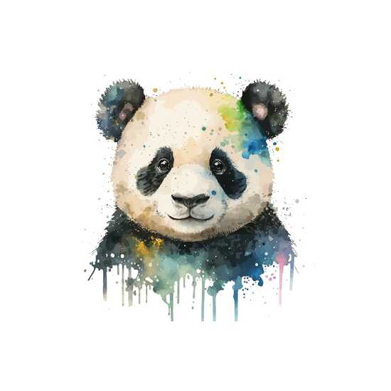 Papier peint panoramique Enfants - Panda