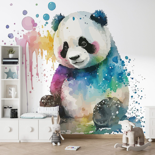 Papier peint panoramique Enfants - Panda