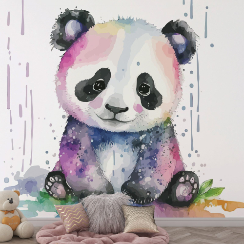 Papier peint panoramique Enfants - Panda