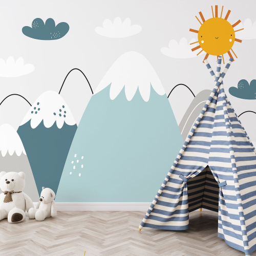 Papier peint panoramique Enfants - Paysage