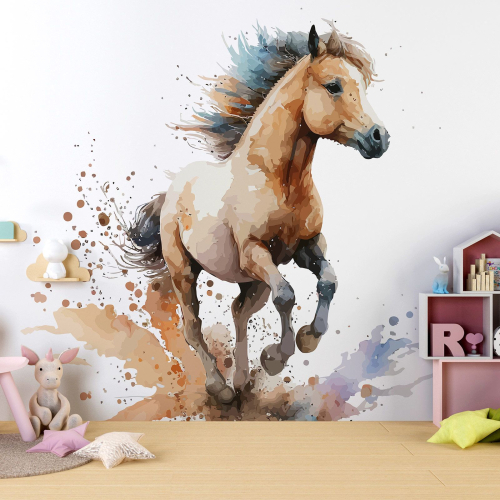 Papier peint panoramique Enfants - Poulain