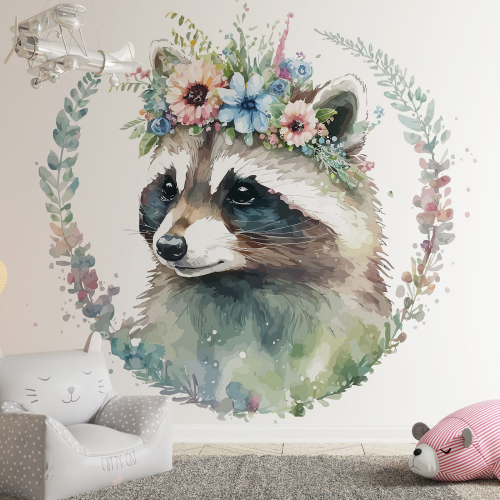 Papier peint panoramique Enfants - Raton laveur