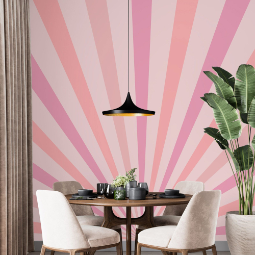 Papier peint panoramique Enfants - Rayons de Soleil Boho