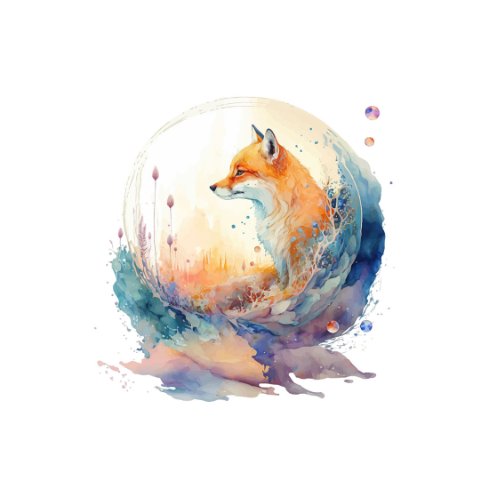 Papier peint panoramique Enfants - Renard