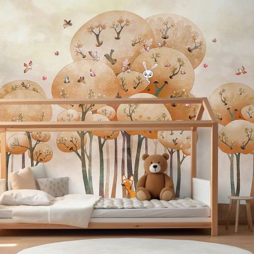 Papier peint panoramique Enfants - Renard