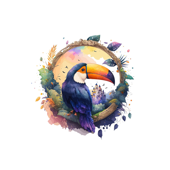 Papier peint panoramique Enfants - Toucan