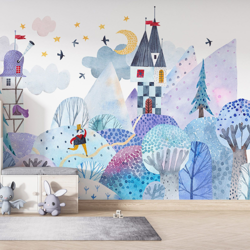 Papier peint panoramique Enfants - Village