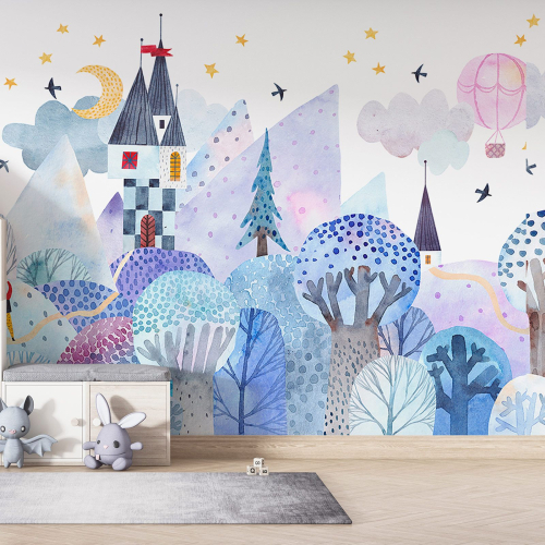 Papier peint panoramique Enfants - Village