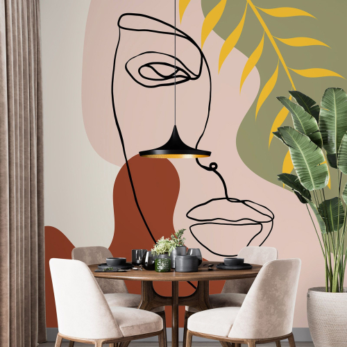Papier peint panoramique - Femme Boho