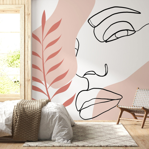 Papier peint panoramique - Femme Boho