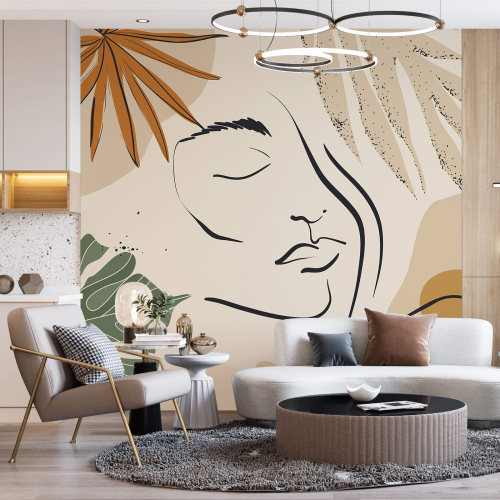 Papier peint panoramique - Femme Boho