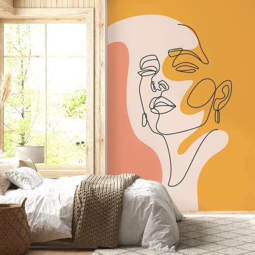 Papier peint panoramique - Femme Boho
