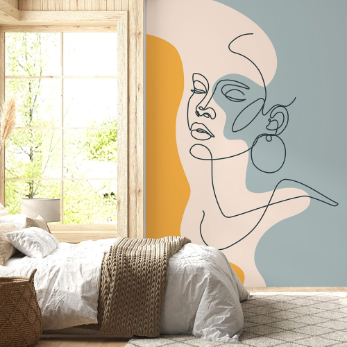 Papier peint panoramique - Femme Boho