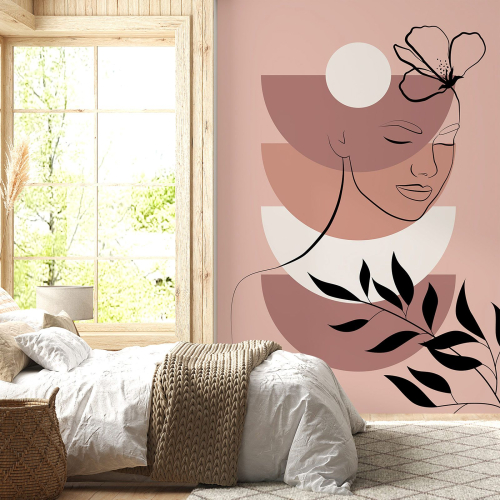 Papier peint panoramique - Femme Boho
