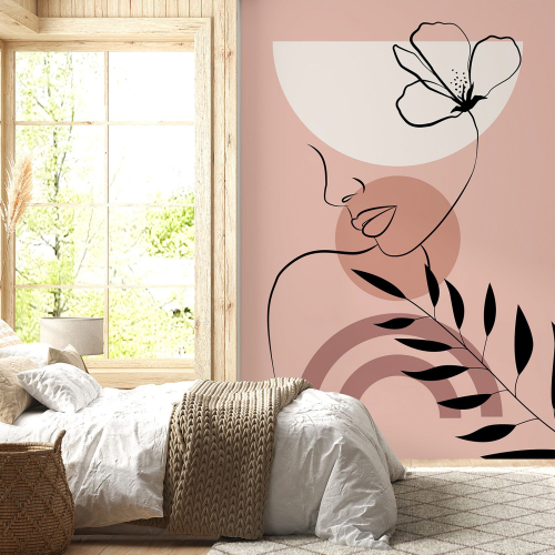 Papier peint panoramique - Femme Boho