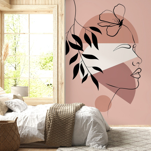 Papier peint panoramique - Femme Boho