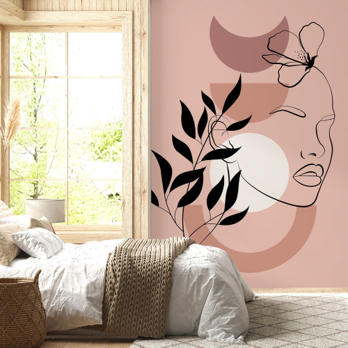 Papier peint panoramique - Femme Boho