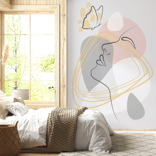 Papier peint panoramique - Femme Boho